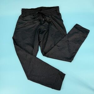 ZELLA MENS BLACK HEATHERED POLYESTER/SPANDEX JOGGERS/PANTS ATHLEISURE SZ Medium